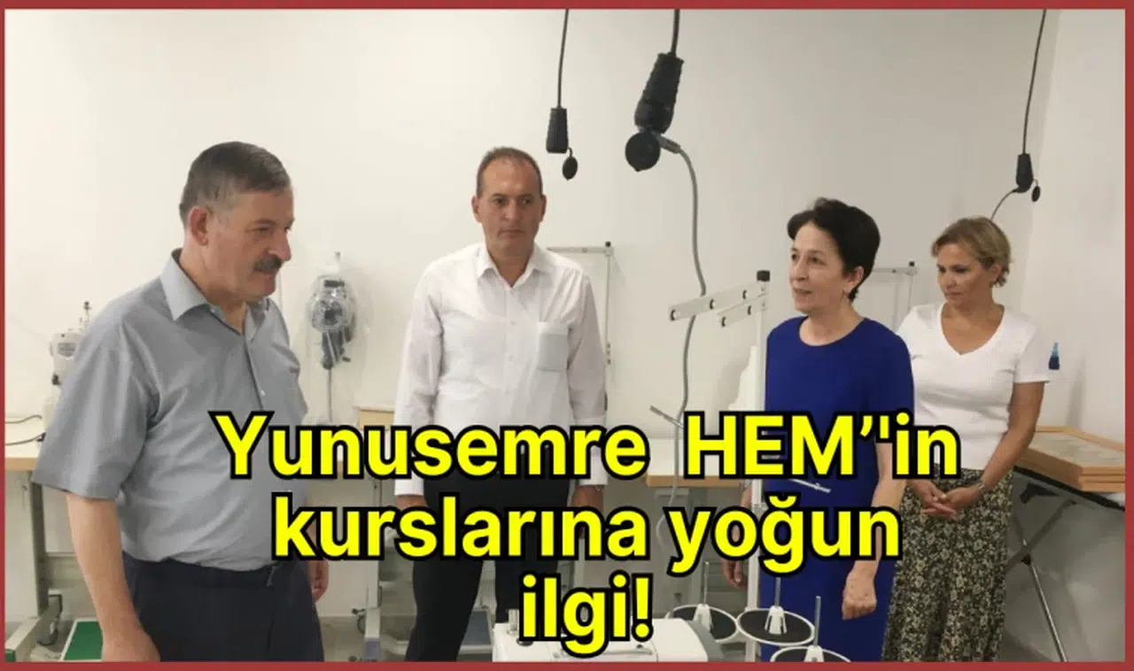 Yunusemre  HEM’'in kurslarına yoğun ilgi!