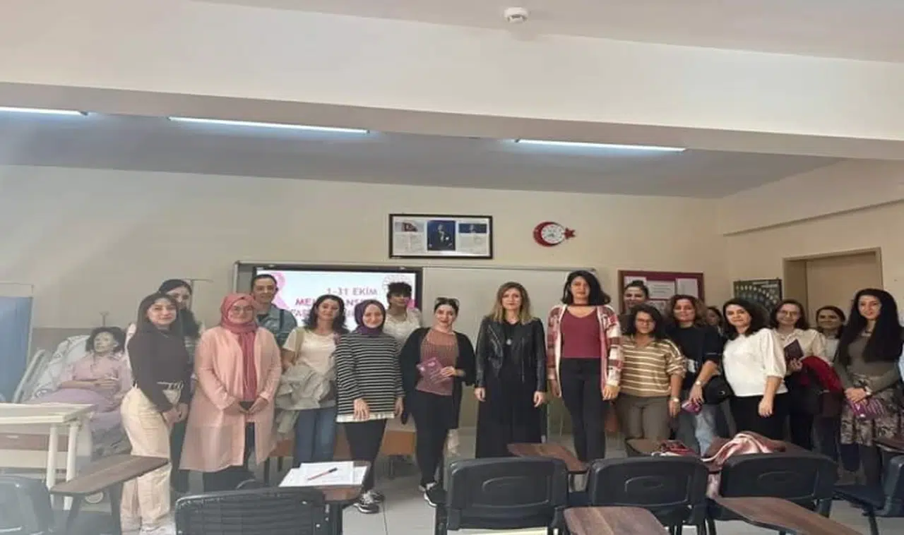 Sarıgöl'de meme kanseri farkındalık eğitimi verildi