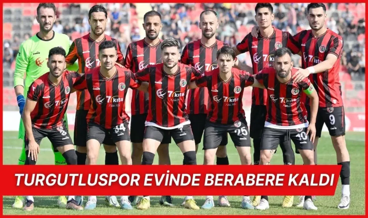 Turgutluspor evinde berabere kaldı