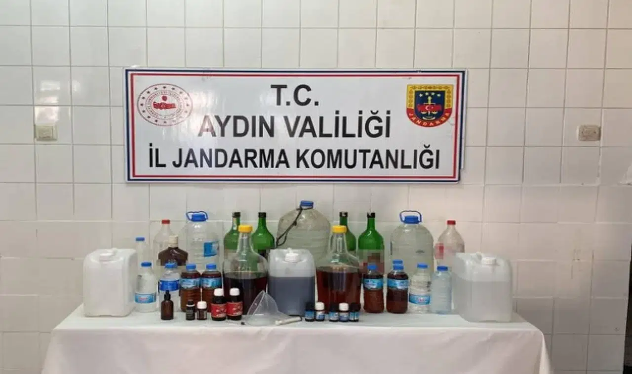 Jandarmadan kaçak alkol operasyonu