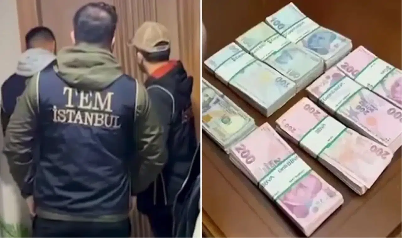 Baskın yapılan evlerden çıkan paralar şok etti