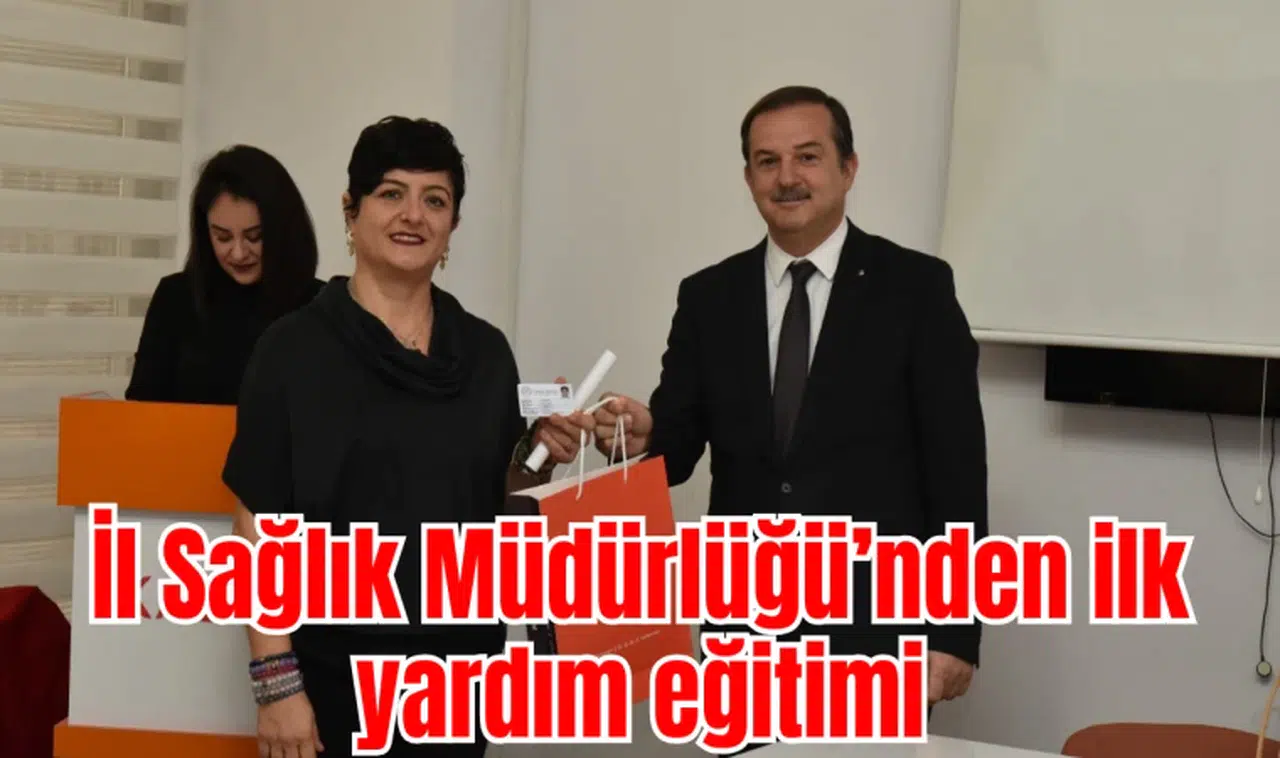 İl Sağlık Müdürlüğü’nden ilk yardım eğitimi