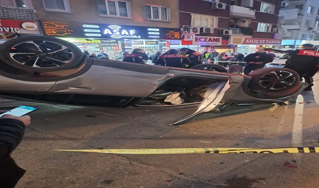 Sırtından vurulup arabayla takla atan adam öldü