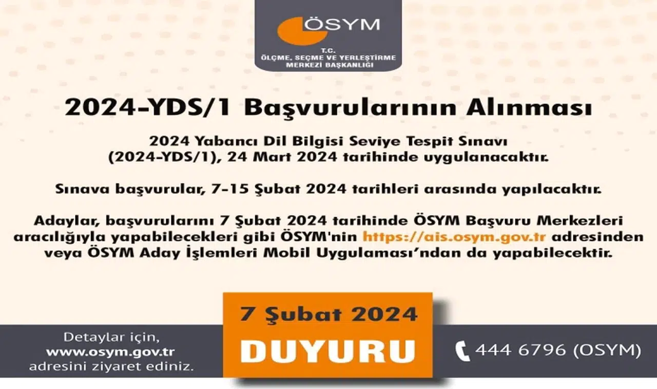 YDS başvuruları başladı: Sınav tarihi ne?