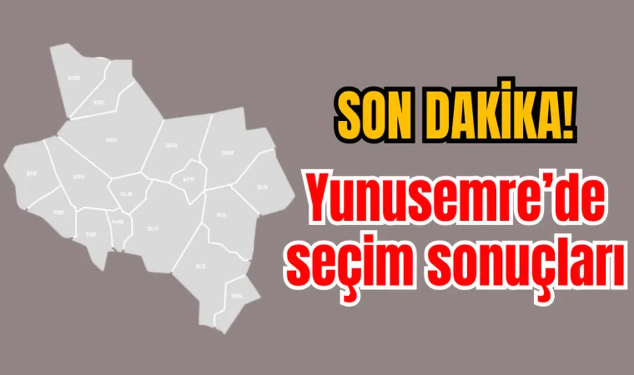 Yunusemre'de seçim sonuçları