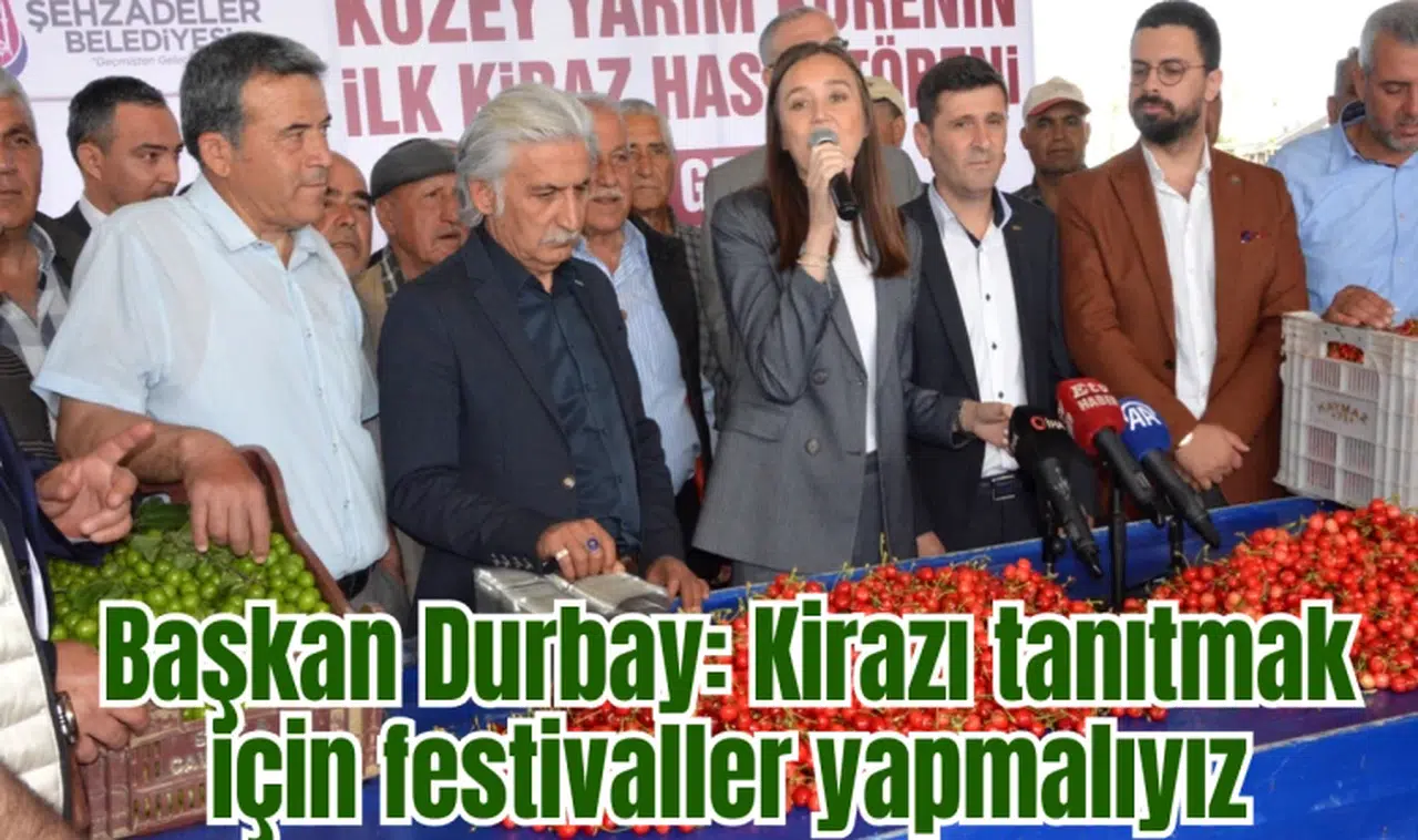 Dünyanın en iyi kirazı Manisa’da yetişiyor   Kirazı tanıtmak için festivaller yapmalıyız 