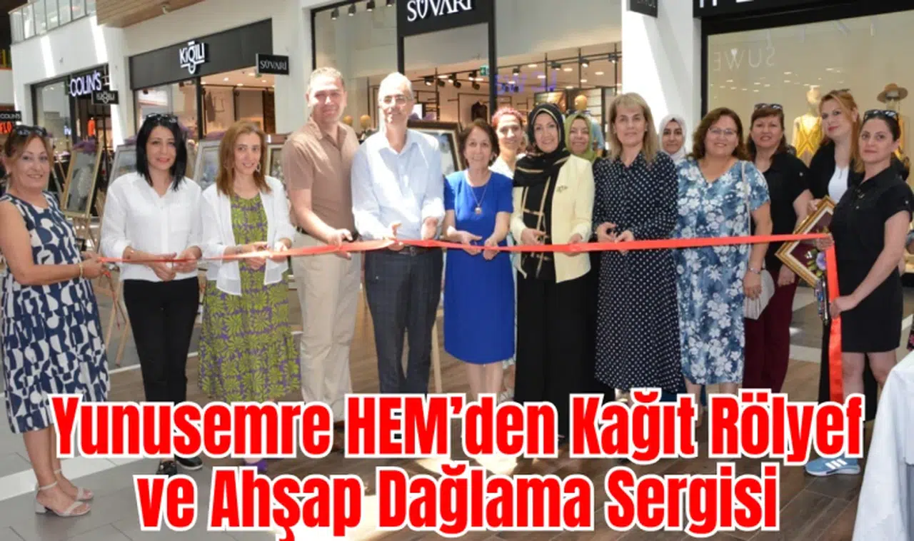Yunusemre HEM’den Kağıt Rölyef ve Ahşap Dağlama Sergisi