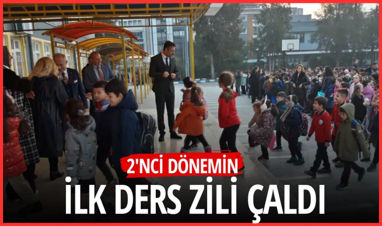 2'nci dönemin ilk ders zili çaldı 