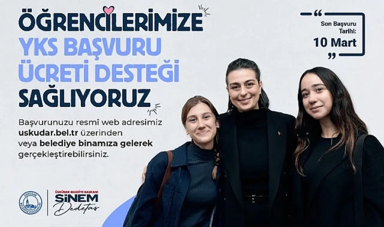 Üsküdar Belediyesi’nden YKS’ye Girecek Öğrencilere Destek