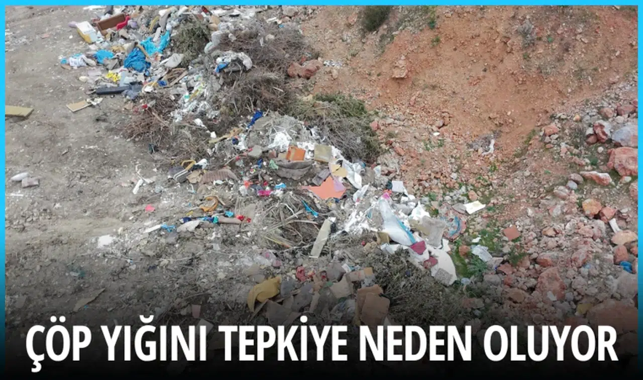 Çöp yığını tepkiye neden oluyor