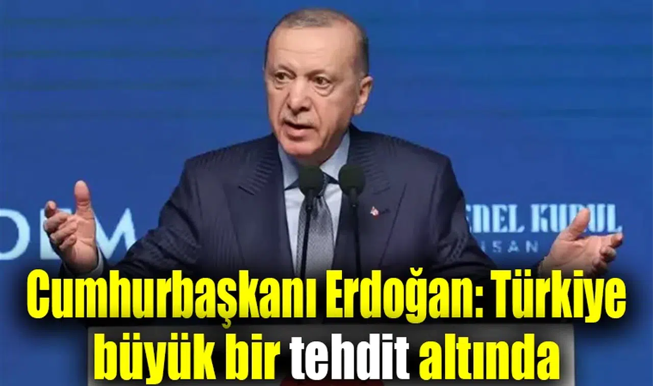 Cumhurbaşkanı Erdoğan: Türkiye büyük bir tehdit altında