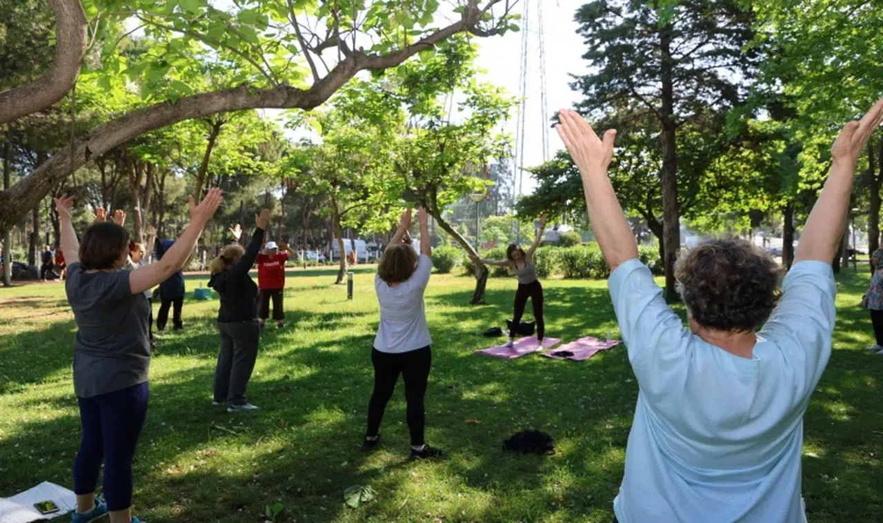 Manisa'da açık hava spor etkinliği başladı
