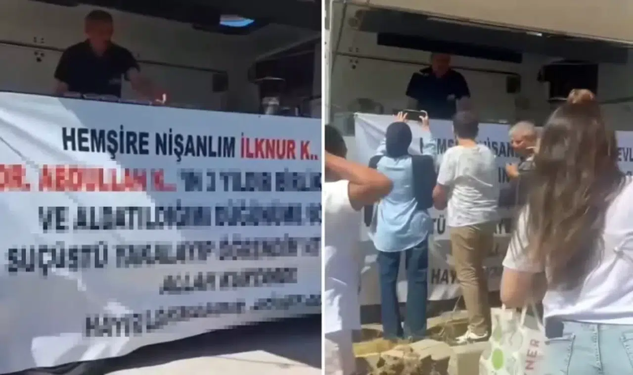 Aldatıldığını öğrenen adam şükür lokması dağıttı