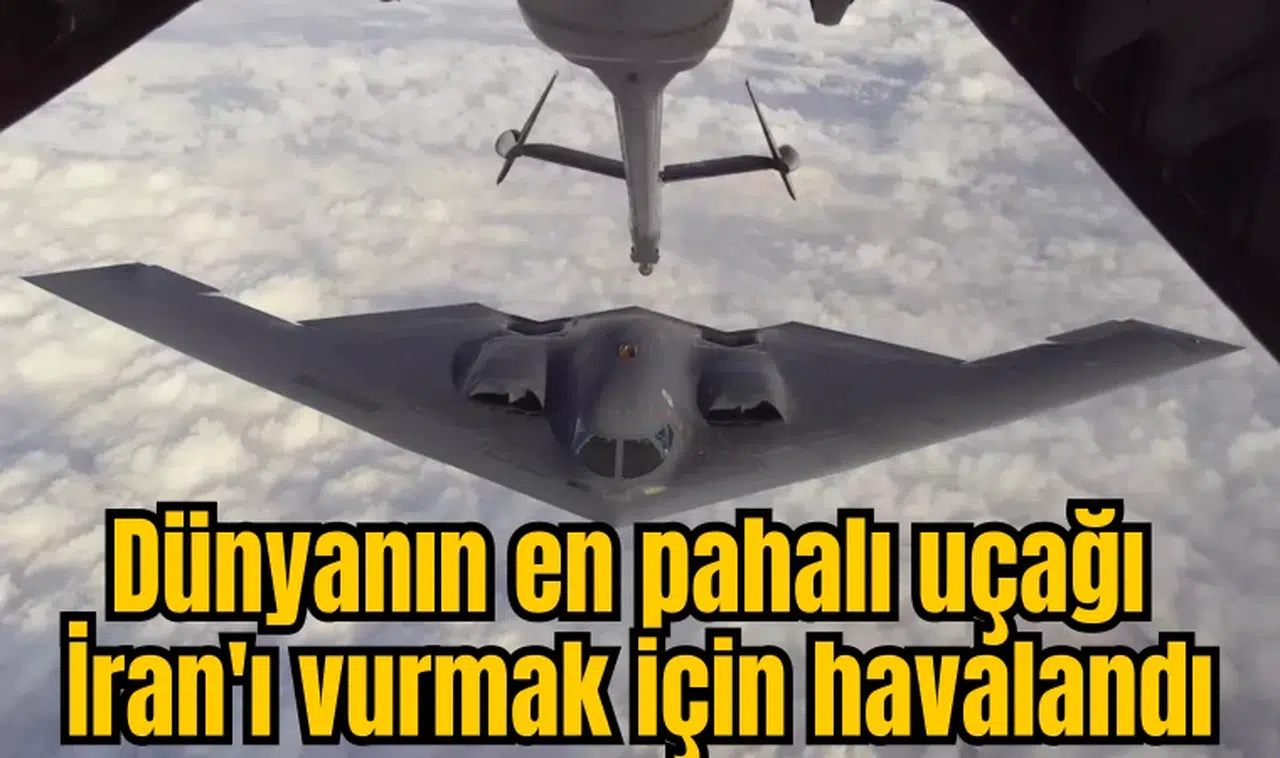 Dünyanın en pahalı uçağı İran'ı vurmak için havalandı