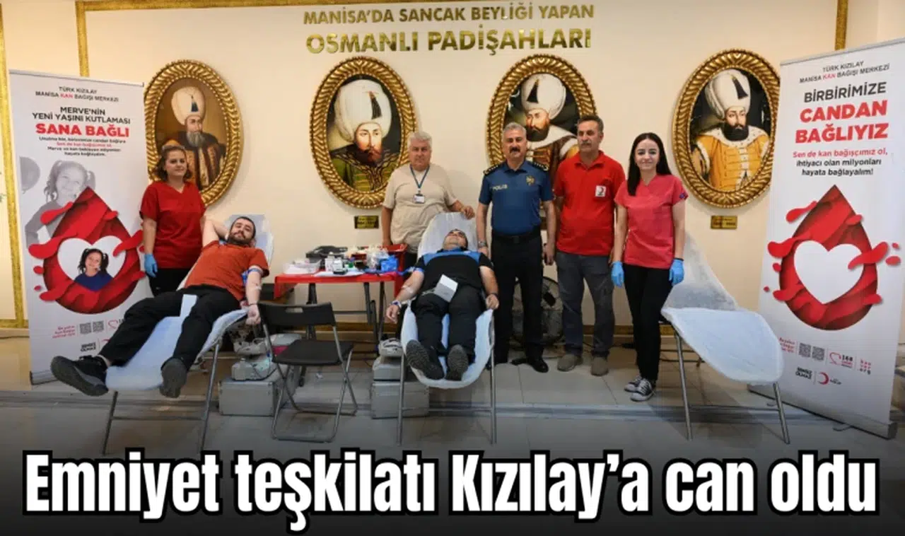 Emniyet teşkilatı Kızılay’a can oldu 
