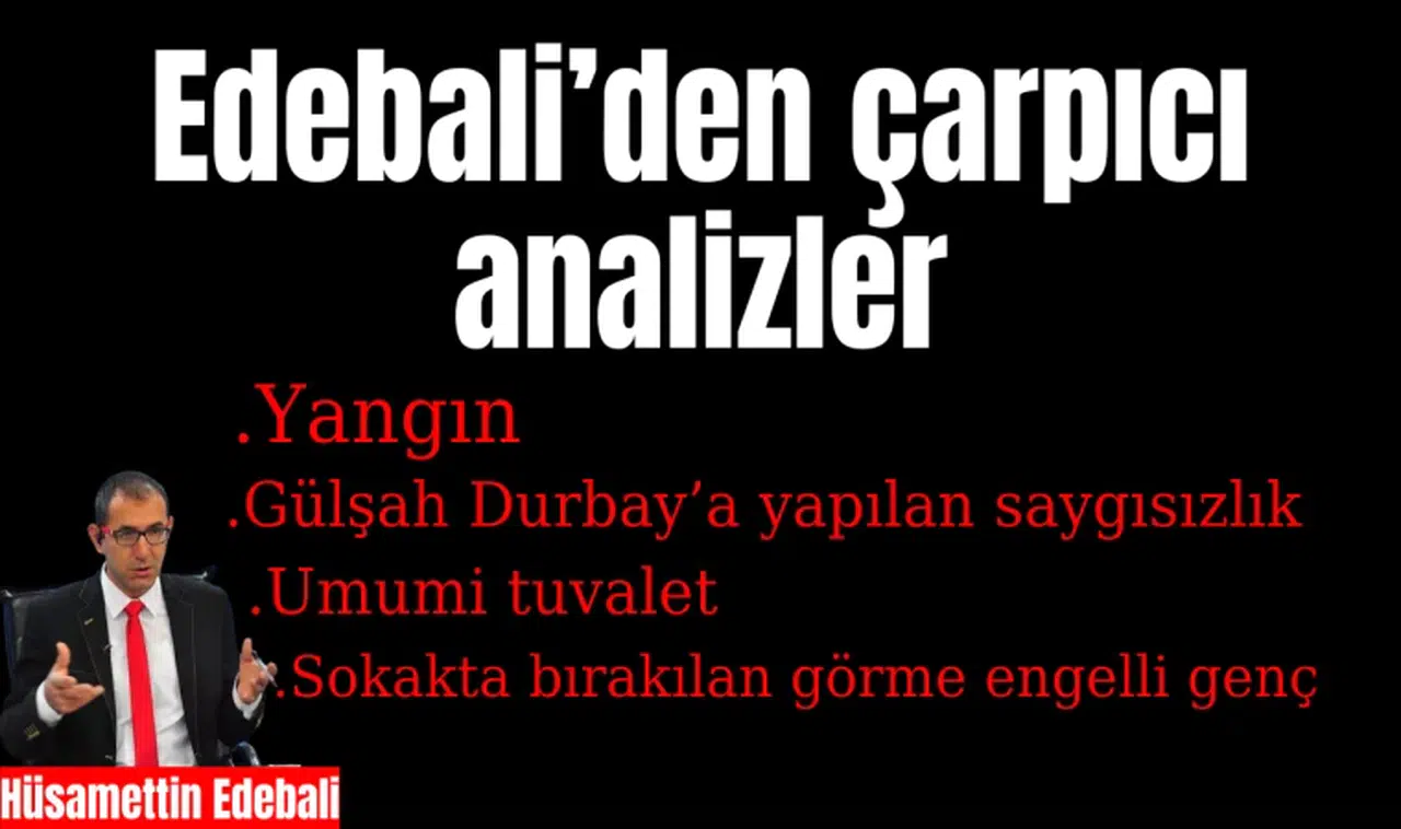 Gazeteci yazar Hüsamettin Edebali Manisa'nın sorunlarına değindi