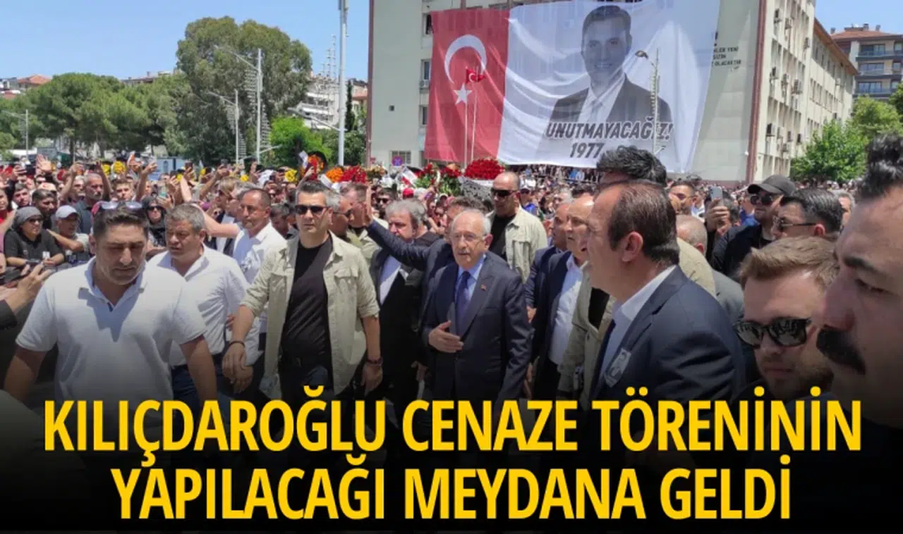 Kılıçdaroğlu cenaze töreninin yapılacağı Cumhuriyet Meydanına geldi