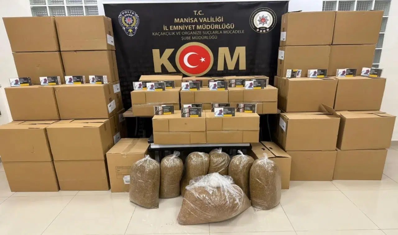 Manisa’da kaçakçılık operasyonu: 5 gözaltı