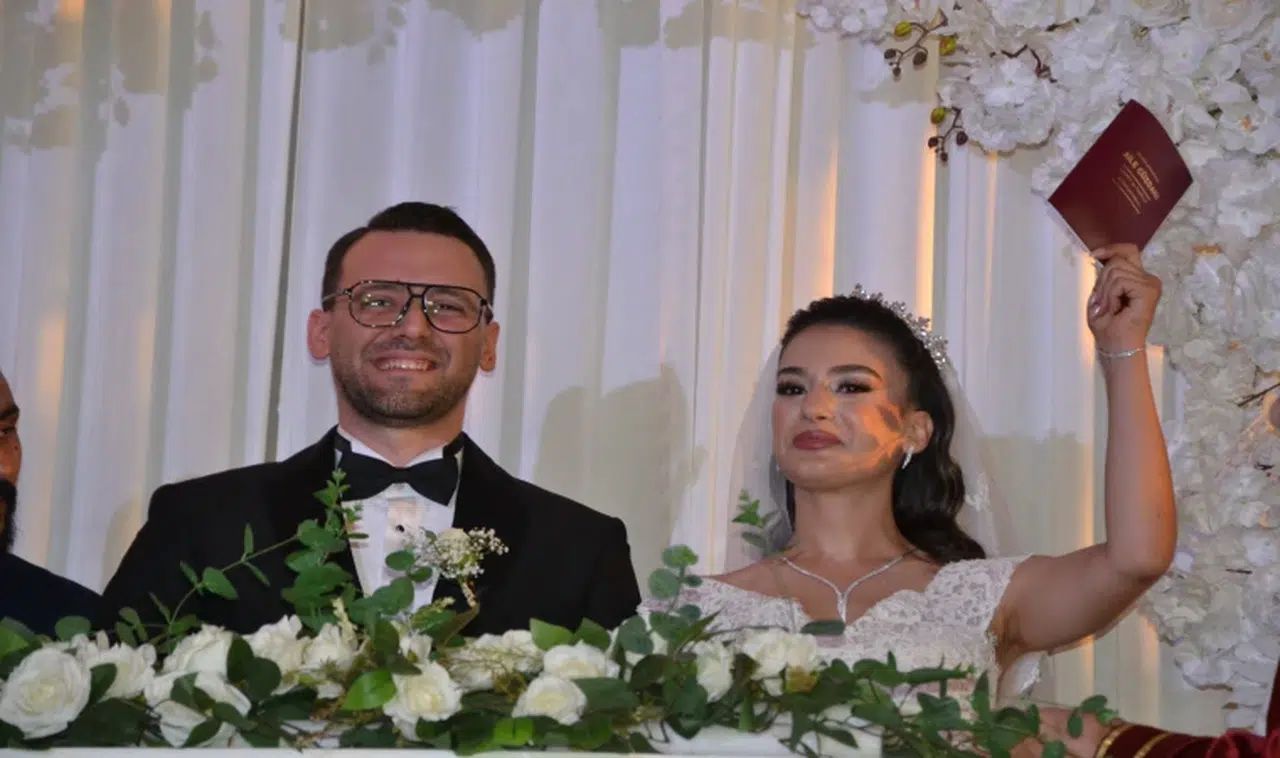 Meryem ile Abdulkadir çifti hayatını birleştirdi 