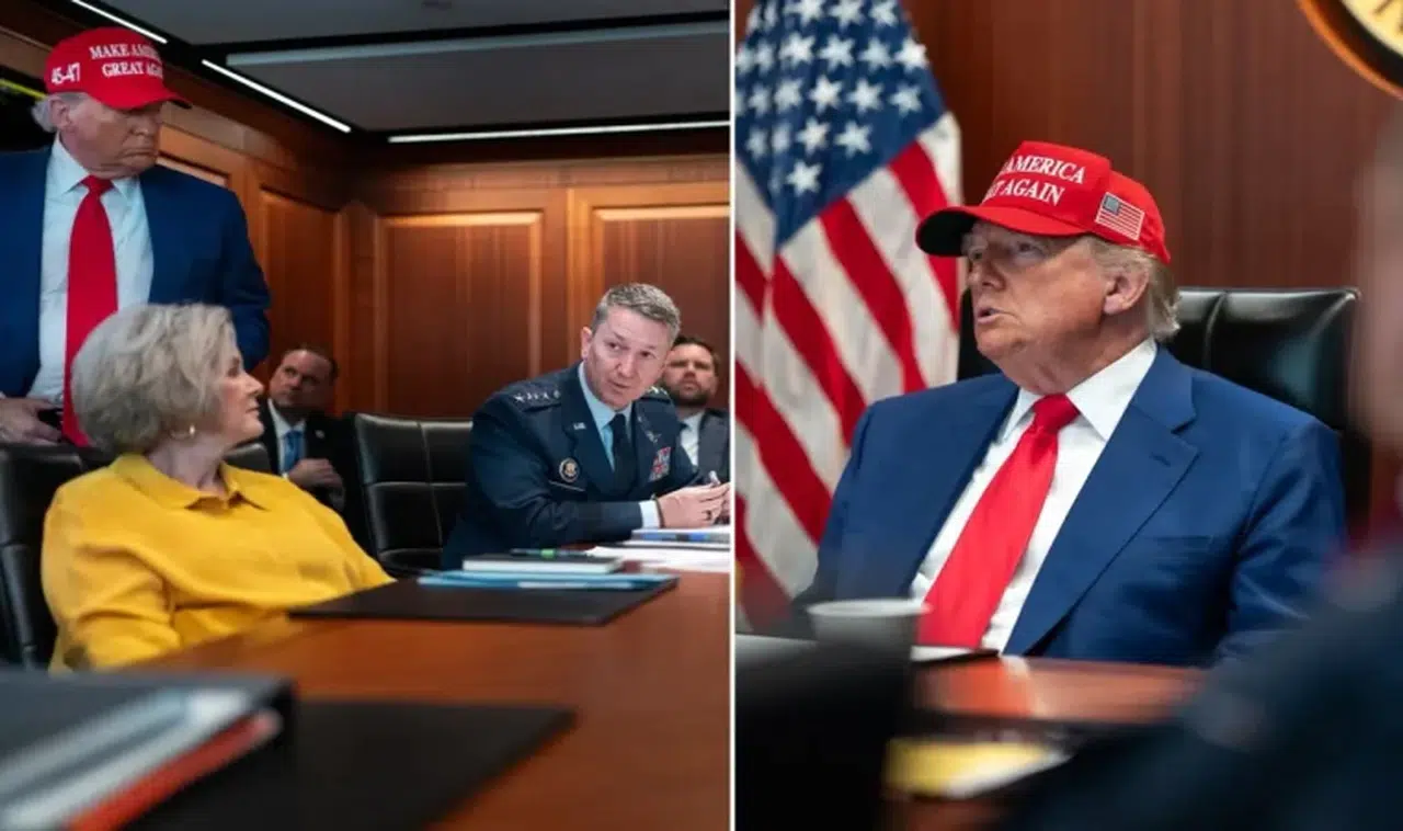 Trump, İran saldırısını bakın nasıl takip etti