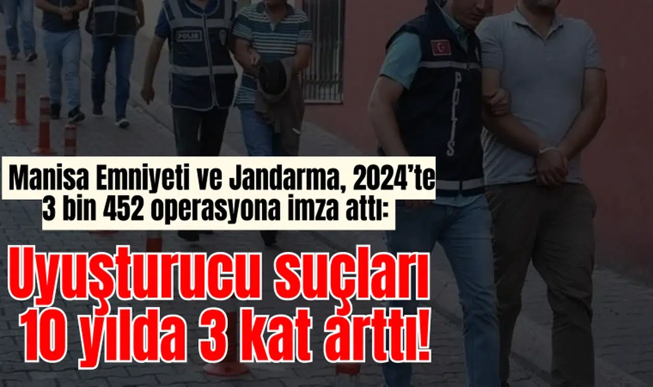 Uyuşturucu suçları 10 yılda 3 kat arttı!