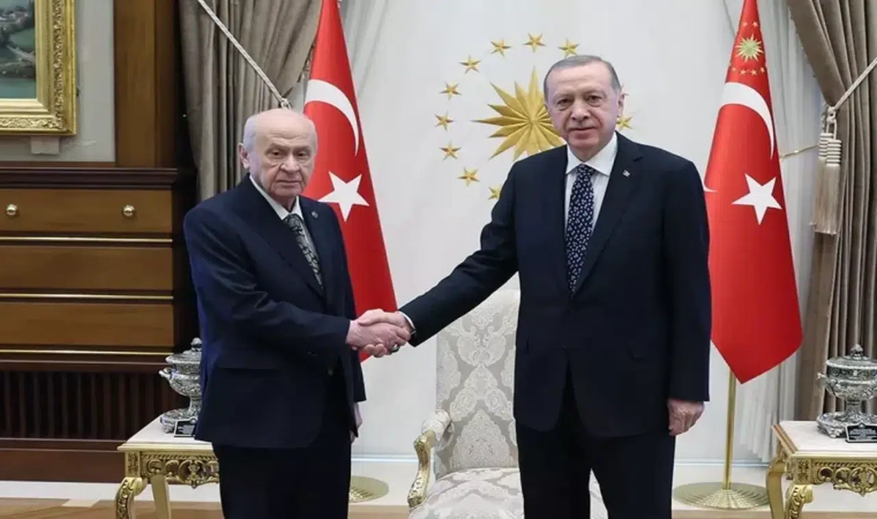 Ankara'da sürpriz görüşme! Cumhurbaşkanı Erdoğan, Bahçeli'yi kabul etti