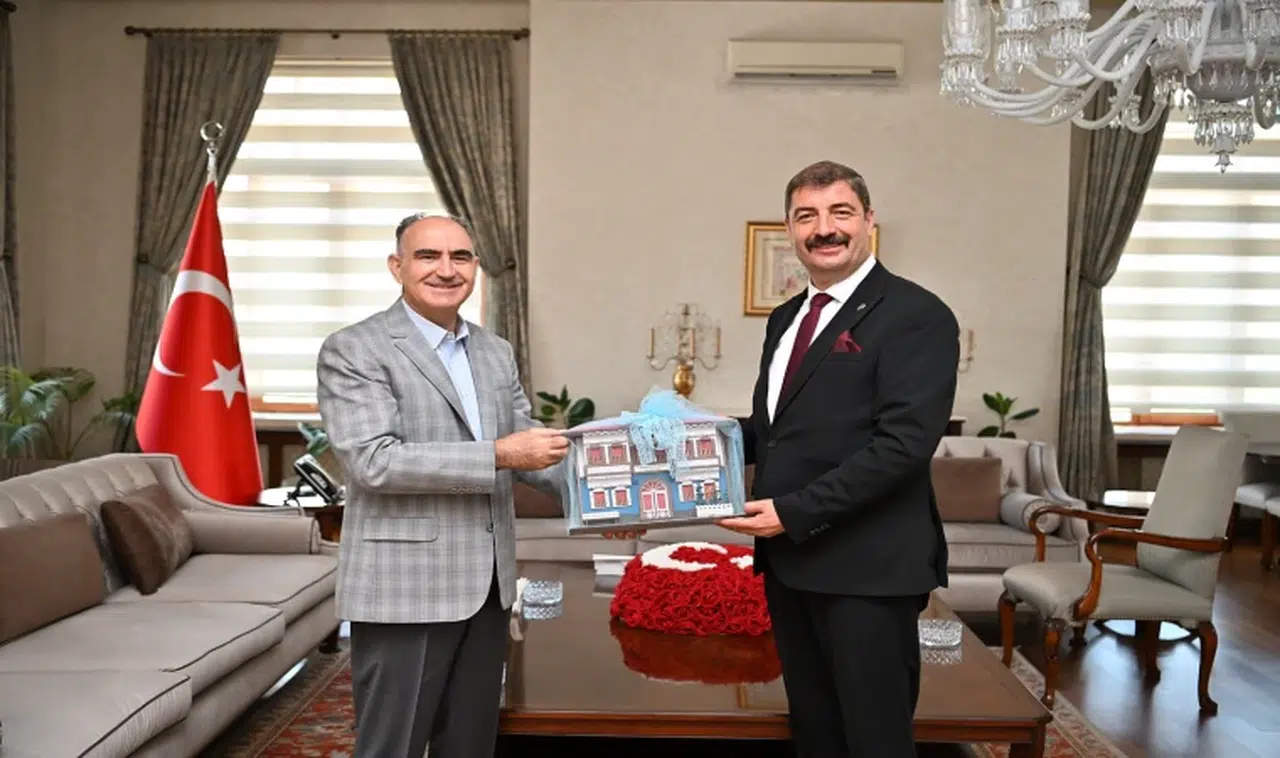 Başkan Dönmez’den Vali Özkan’a Nezaket Ziyareti
