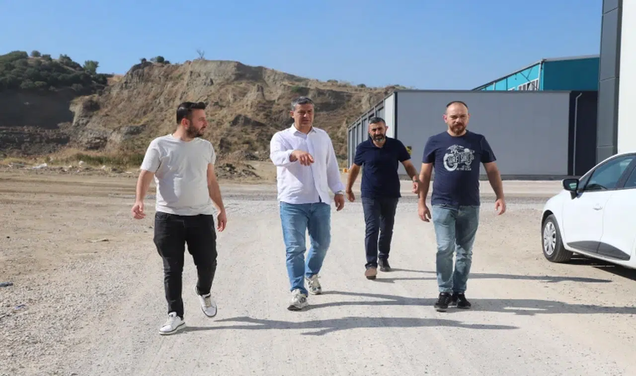 Başkan Yardımcısı Kıran, yol çalışmalarını yerinde inceledi