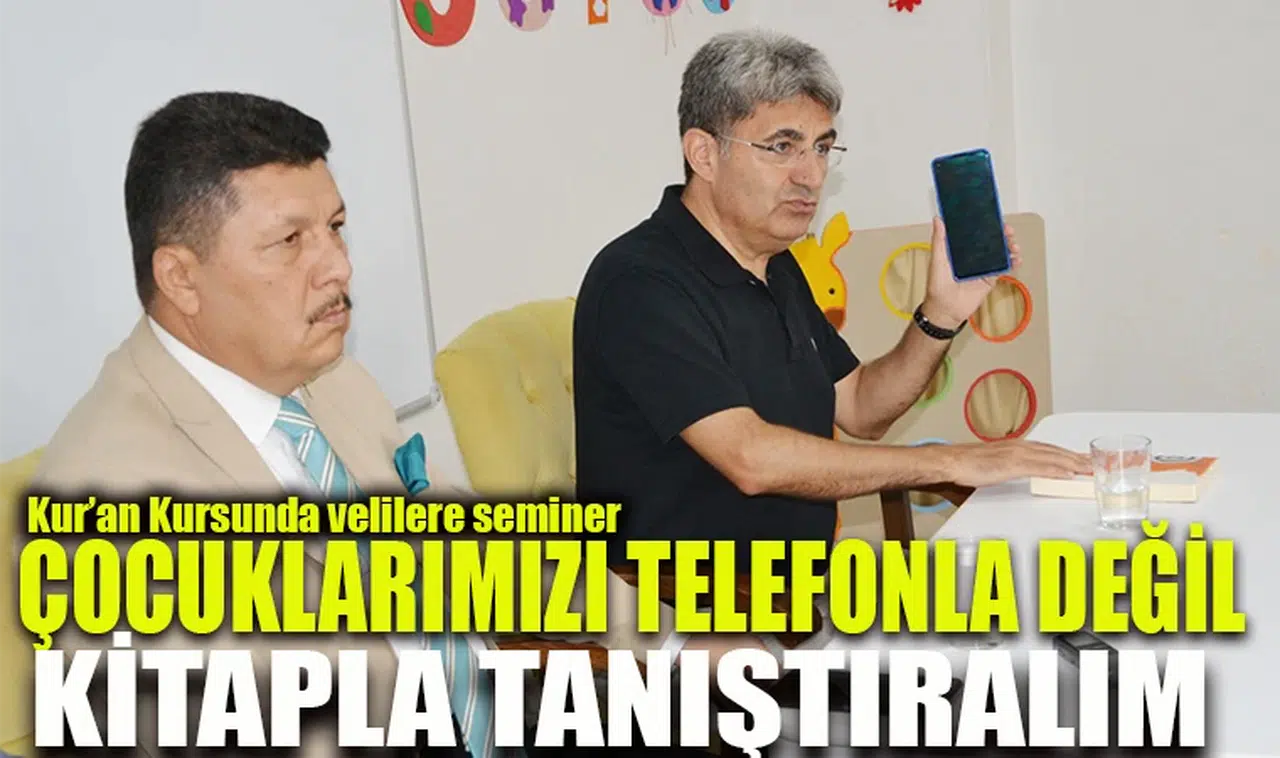 ÇOCUKLARIMIZI TELEFONLA DEĞİL KİTAPLA TANIŞTIRALIM 