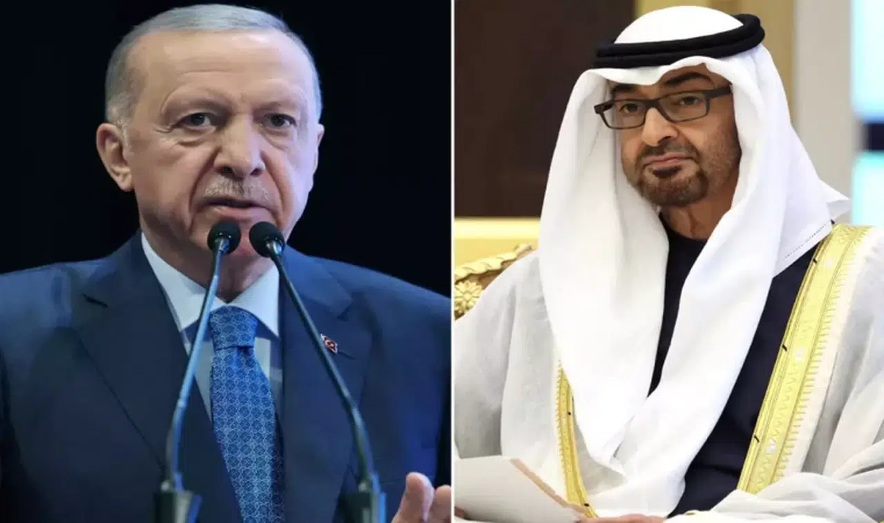 Cumhurbaşkanı Erdoğan, Al Nahyan ile görüştü