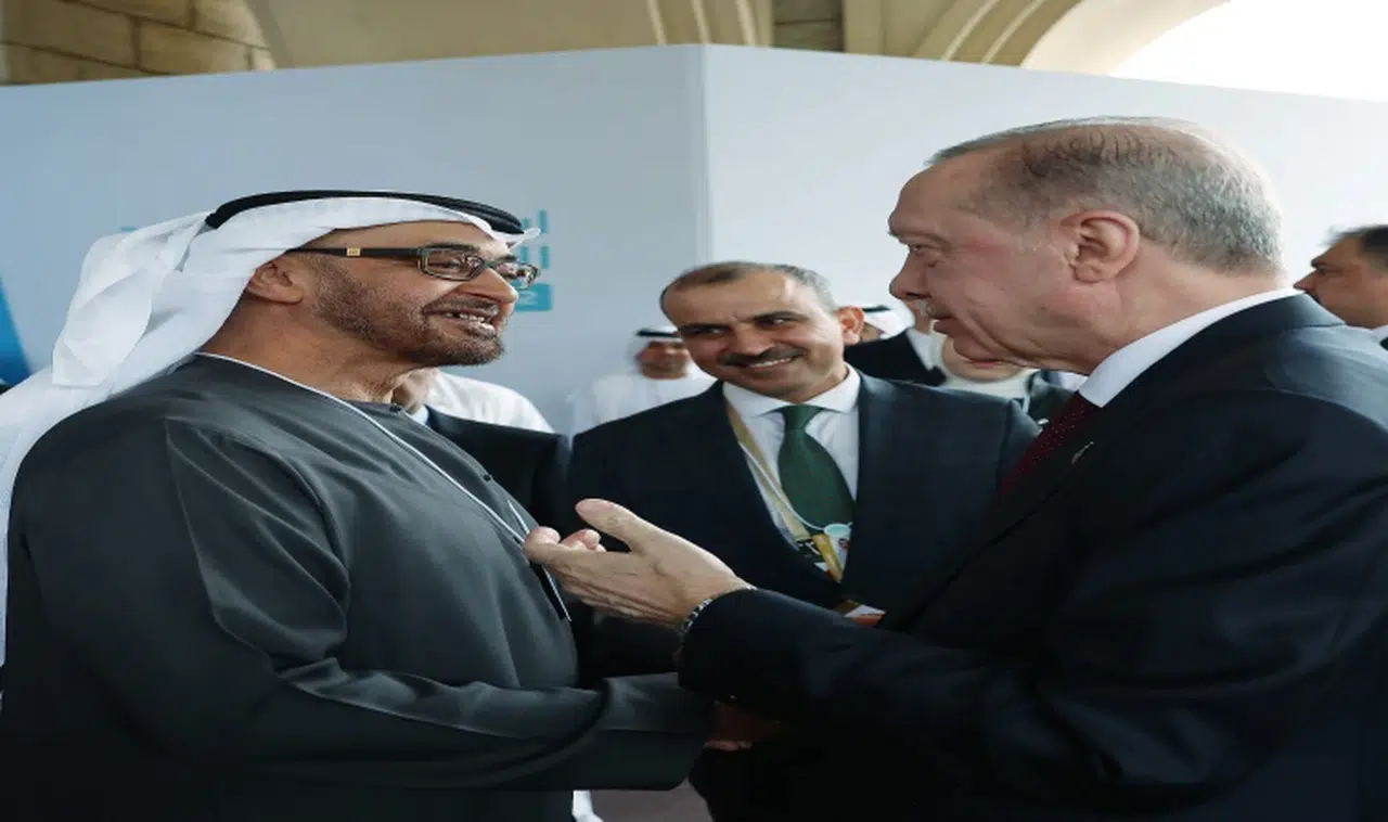 Cumhurbaşkanı Erdoğan, Birleşik Arap Emirlikleri Devlet Başkanı ile görüştü