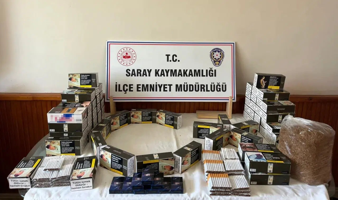 Emniyetten kaçak tütün operasyonu
