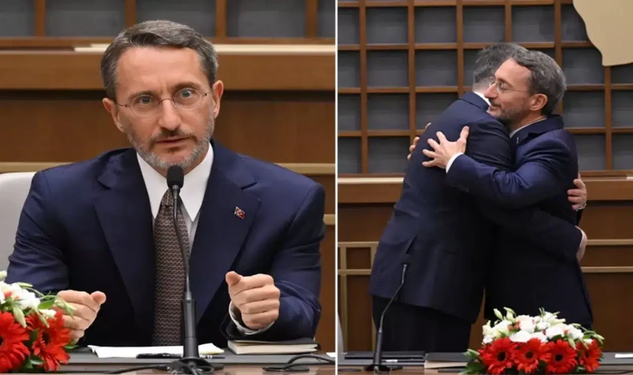 İletişim Başkanlığı'nda devir teslim! Altun görevine bu sözlerle veda etti