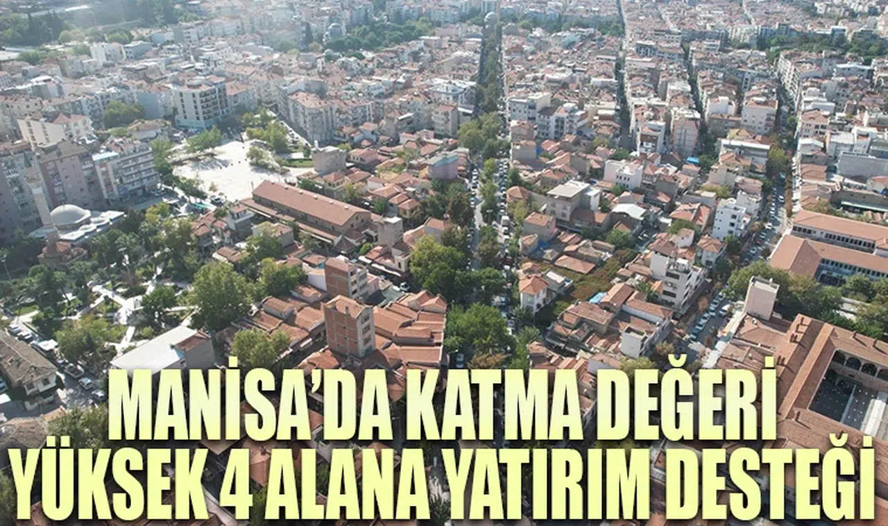MANİSA’DA KATMA DEĞERİ YÜKSEK 4 ALANA YATIRIM DESTEĞİ