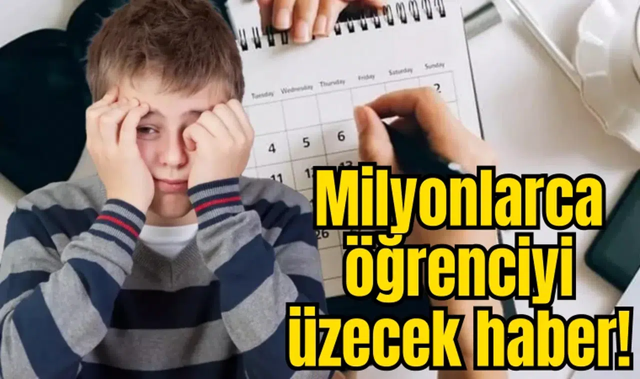Milyonlarca öğrenciyi üzecek haber! Ramazan Bayramı tatili yok