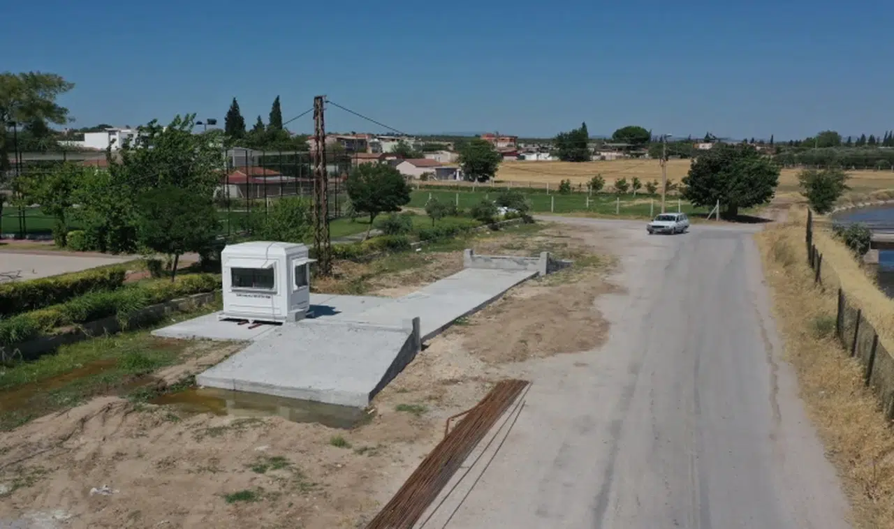 Saruhanlı Belediyesi’nden üreticiye 60 tonluk kantar 
