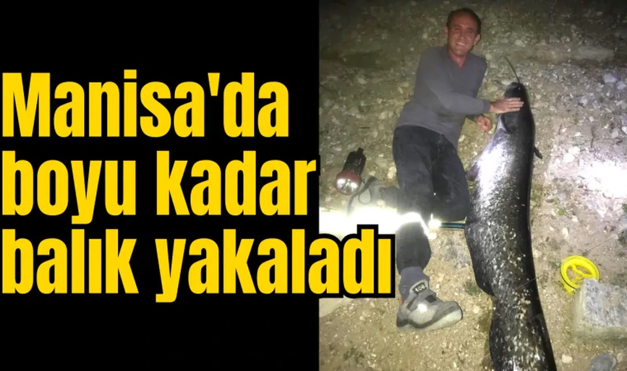 Tutuğu balık görenleri şaşkına çevirdi