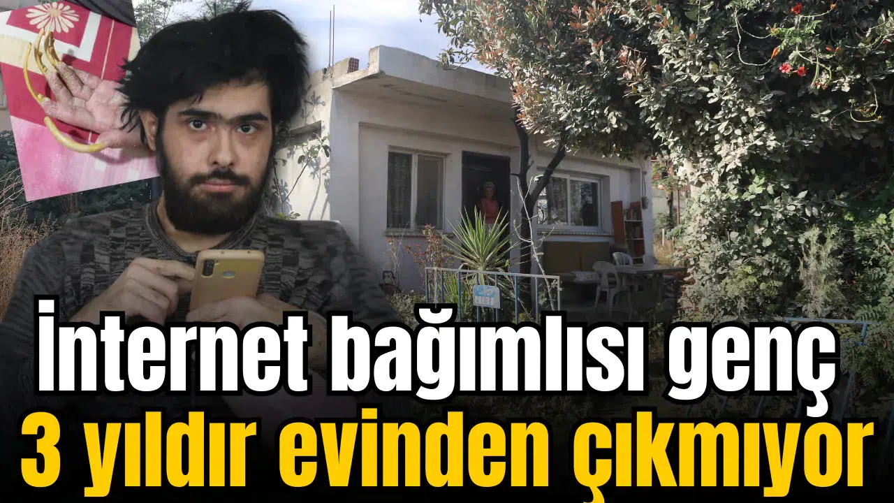 İnternet bağımlısı genç 3 yıldır evinden çıkmıyor
