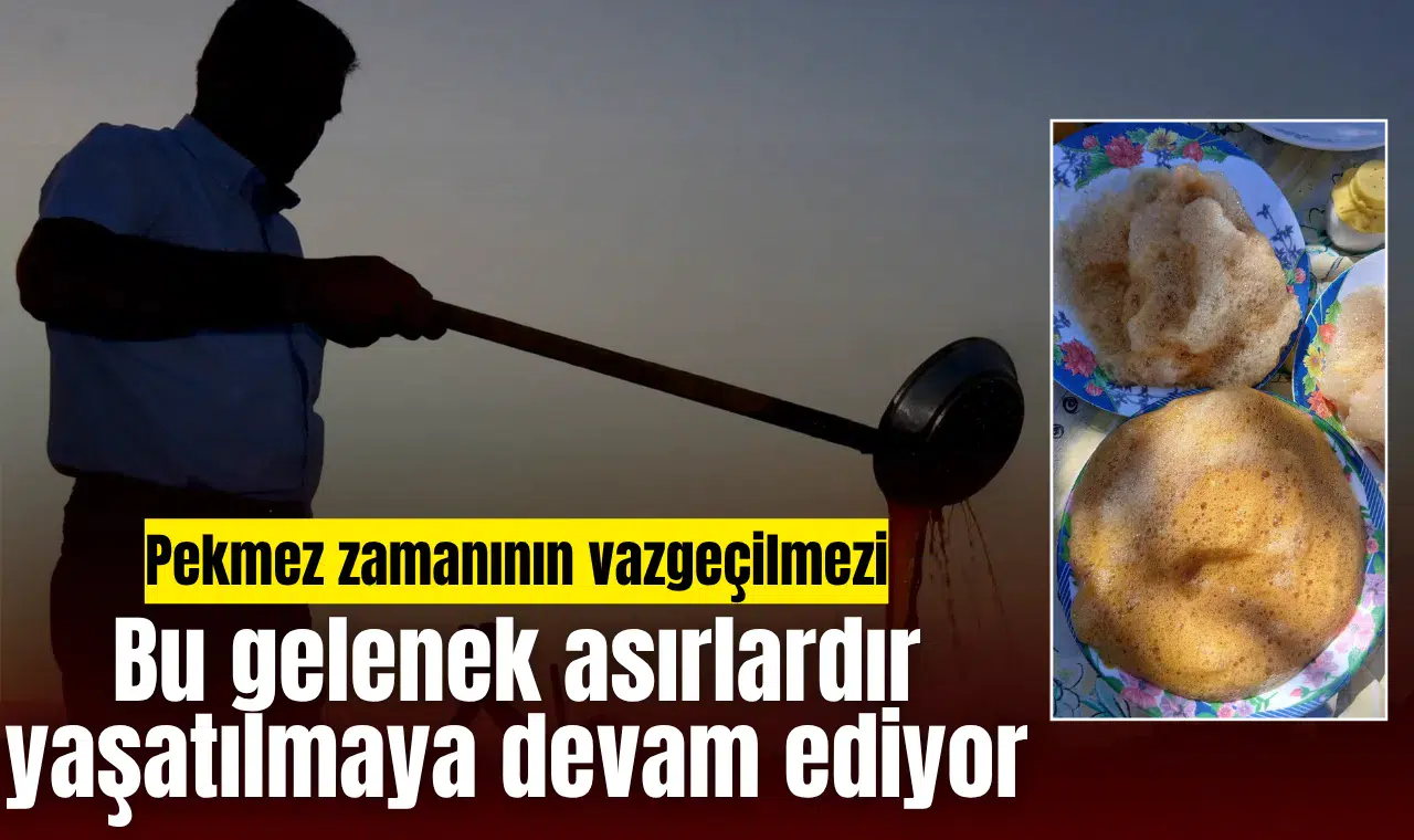Sarıgöl'ün asırlardır süregelen pekmez geleneği