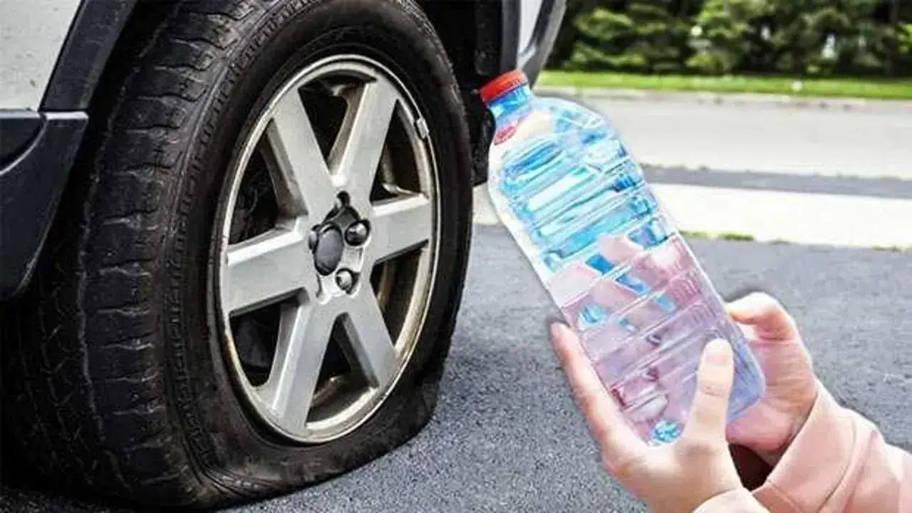Uzun Süre Park Edecekseniz Dikkat!  Lastiklerinizi Kurtaracak Pet Şişe Hilesi!