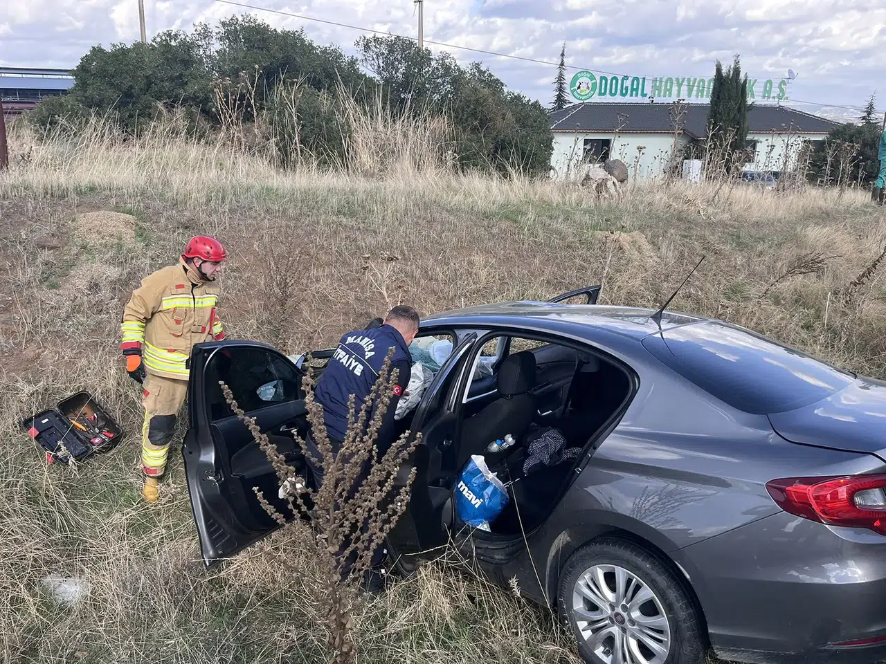 Kula'da feci kaza: 1 yaralı