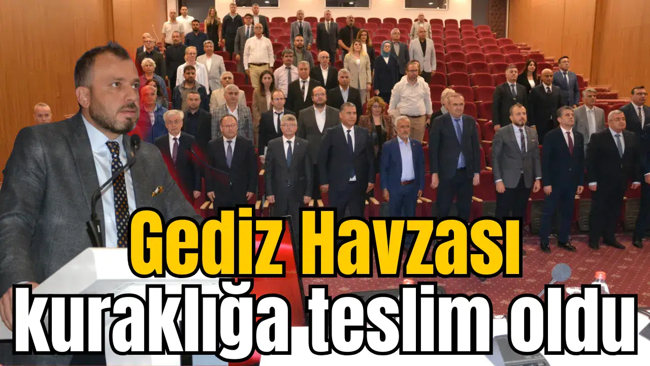 Gediz Havzası kuraklığa teslim oldu