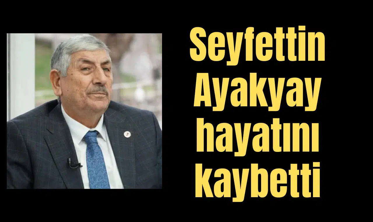 Seyfettin Ayakyay hayatını kaybetti