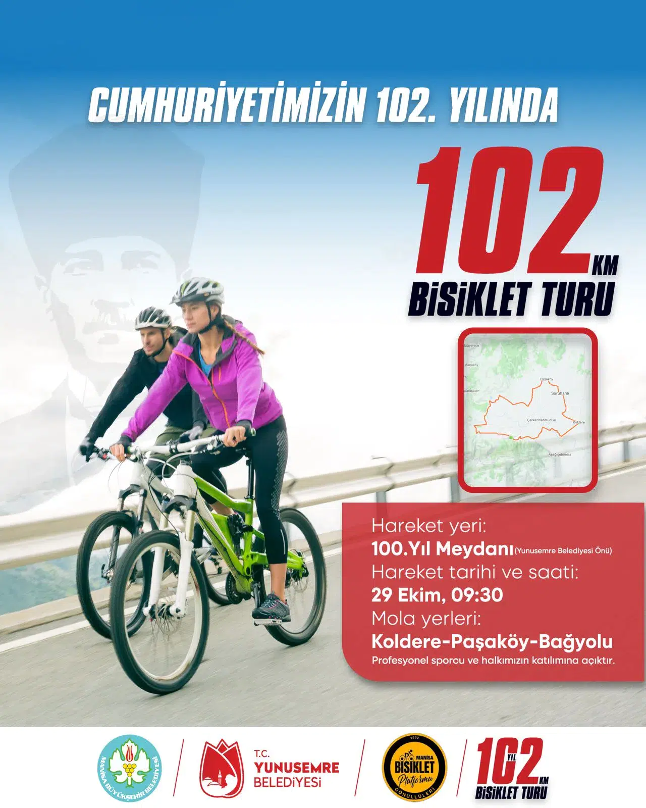 Manisa, Cumhuriyetin 102'nci yılını böyle kutlayacak