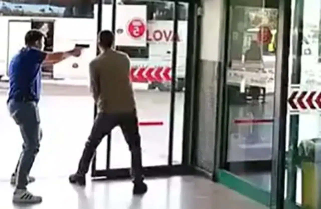 Otogarda uzman çavuş tehlike saçtı!