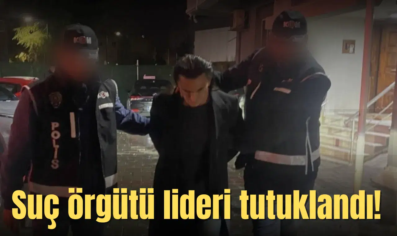 Suç örgütü lideri tutuklandı!