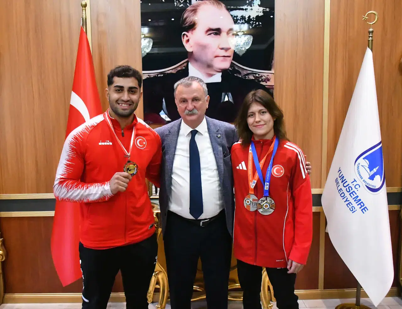 Başkan Balaban: Yunusemreli milli judocular Türkiye'yi gururlandırmaya devam edecek