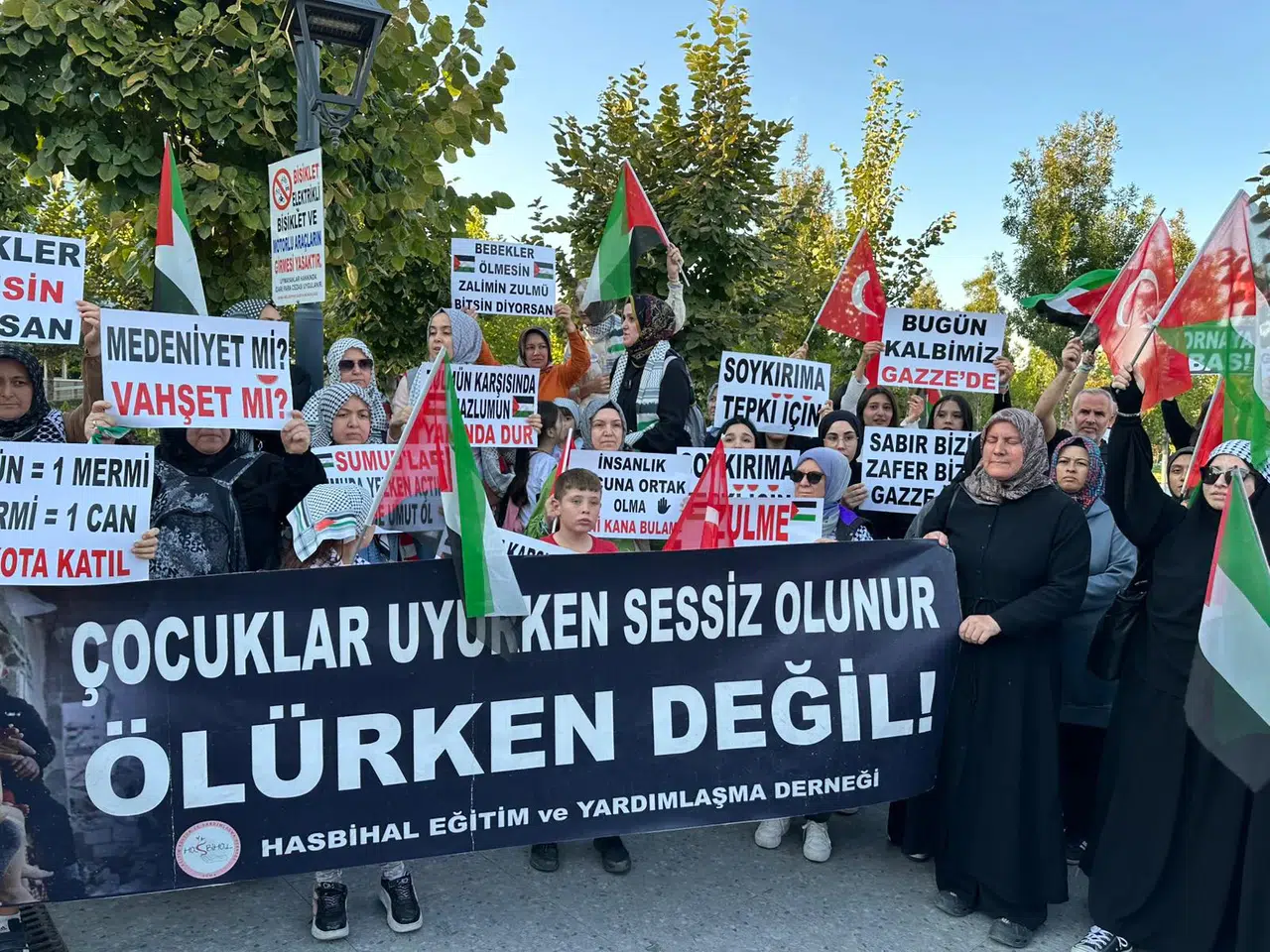 Soma’dan Gazze’ye destek