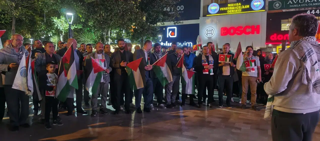 Manisa’da STK’lardan Sumud Filosu saldırısına sert tepki