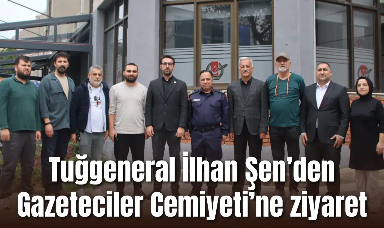 TUĞGENERAL İLHAN ŞEN’DEN MANİSA GAZETECİLER CEMİYETİ’NE ZİYARET